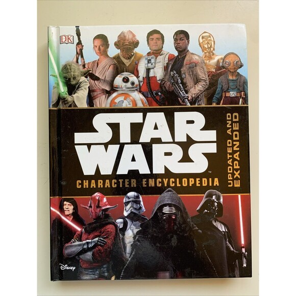 Star Wars Character Encyclopedia Updated Expanded Hardcover Disney Unread - Picture 1 of 6